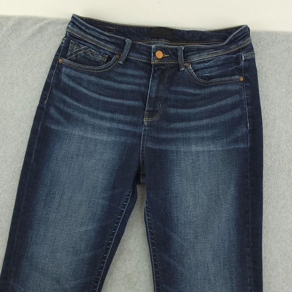 Buckle Black Jeans Womens 32x34 Blue Dark Wash Curvy Bootcut Stretch Denim